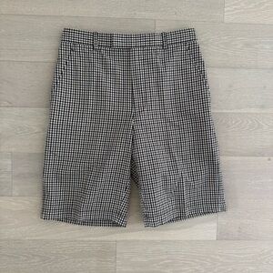 Aquascutum Gingham Check Men’s 100% Cotton Shorts - Size 30